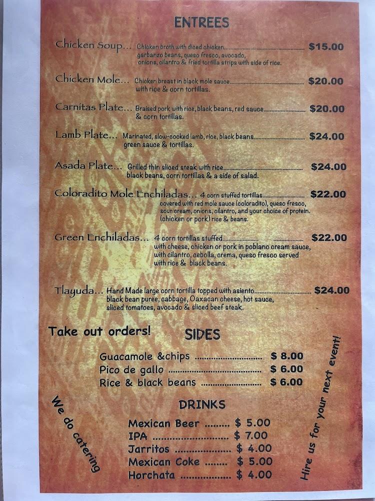 El Cabrito Menu image 1