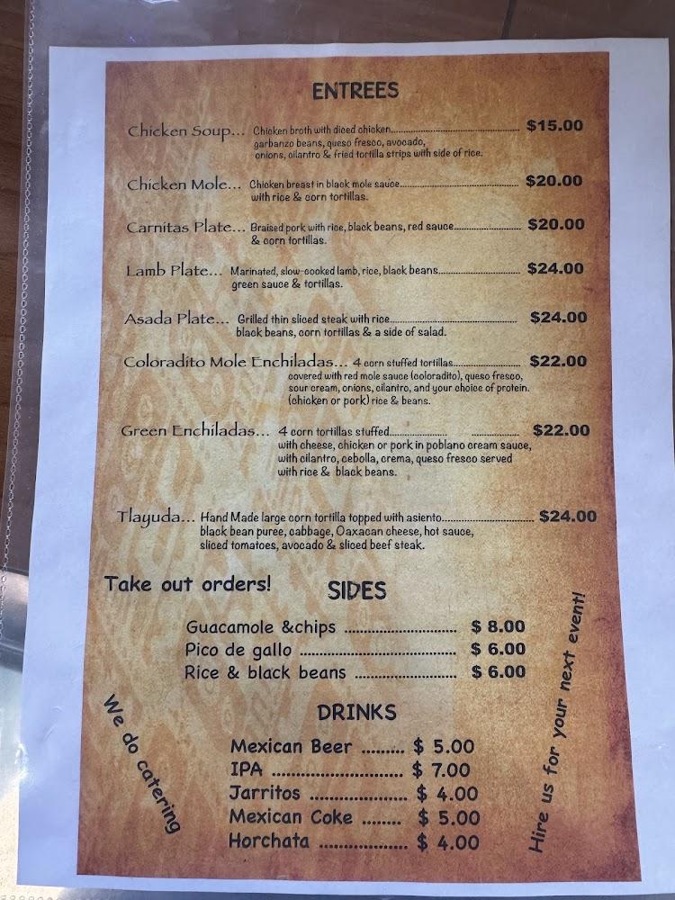 El Cabrito Menu image 3